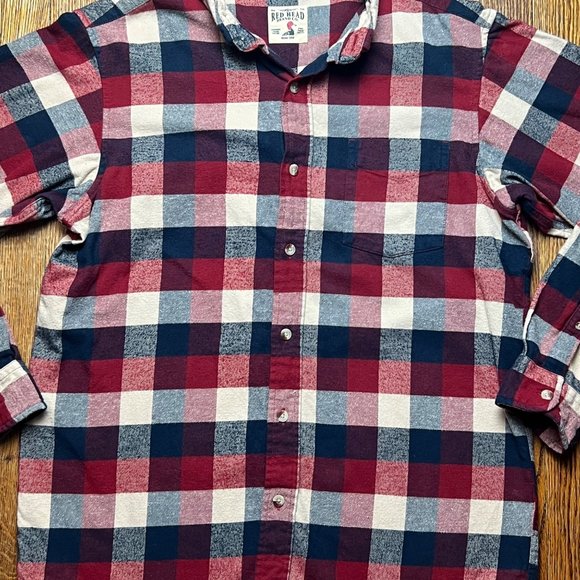 🌟5/$20🌟 RedHead Brand Co Ultima Flannel Long Sleeve Cotton Mens Large - Picture 5 of 13